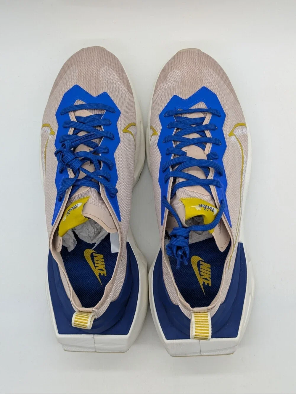 Womens Size 10 Nike ZoomX Vista Grind Fossil Stone Platform Blue Shoe CT8919-200